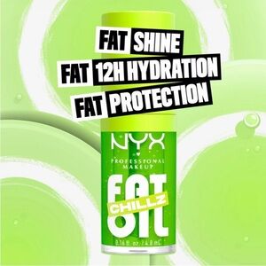 NYX Professional Makeup Fat Oil Lip Drip Chillz Cooling Lip Oil in KIWI FREEZE